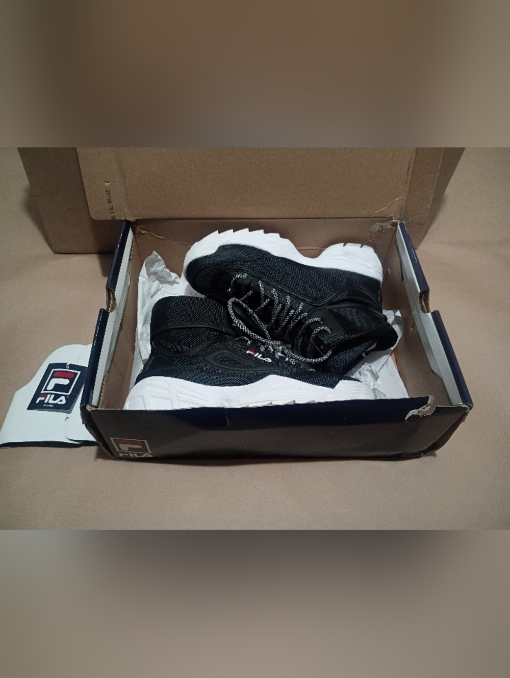 Fila Disruptor Ballistic Ladies Athletic Shoes New 7.5 US